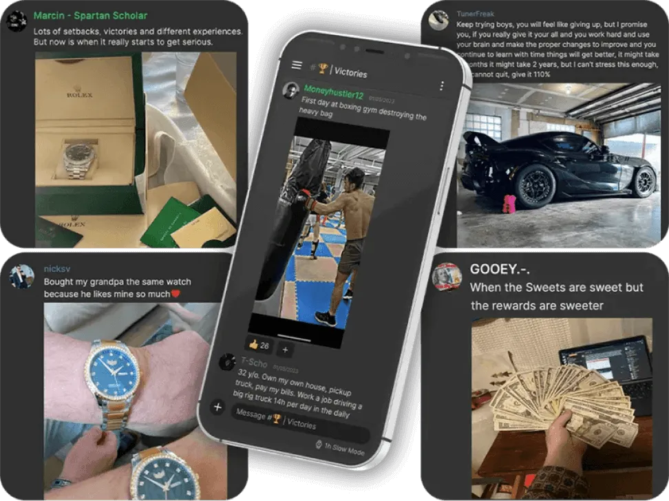The Real World app interface